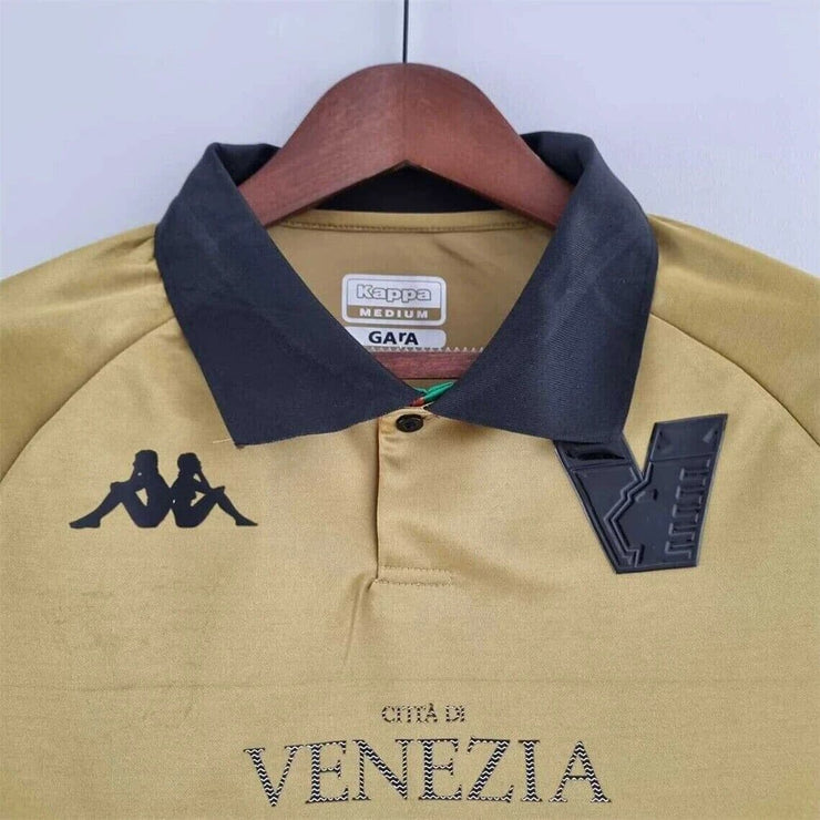 Venezia Away Gold 2021-2022 Long Sleeve Home Retro fc Soccer Jerseys