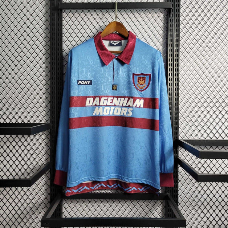 West Ham away retro shirts-